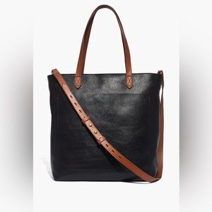 Madewell leather transport bag